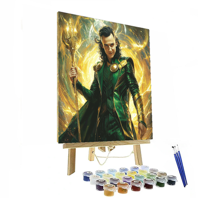 Tom Hiddleston: Dancing With The Mischief Of Loki Paint By Number