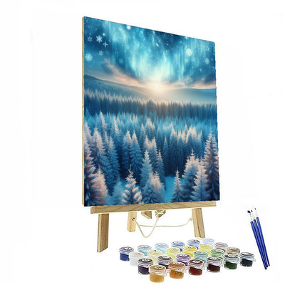 Winter Woodland Enchantment Numbered Painting Kits