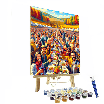 Fête Des Vins - France Paint By Numbers Kits