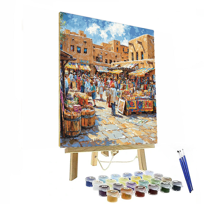 Santa Fe Plaza Numbered Painting Kits