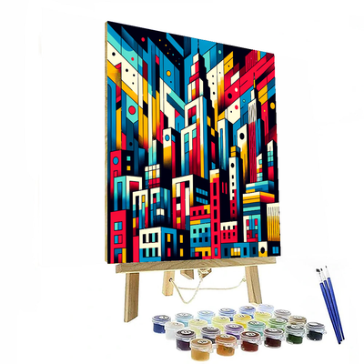 Retro Urban Vibe Painting By Numbers Kit