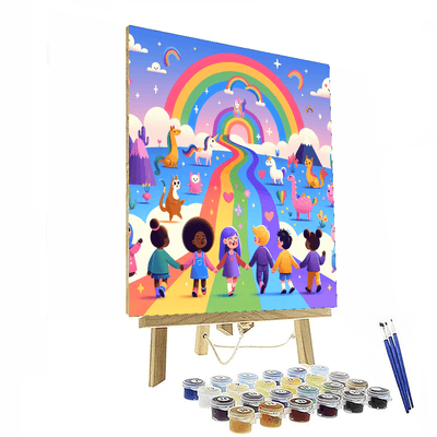 Rainbow Adventure Trail Paint By Color