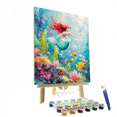 Ariel's Undersea Fantasy - Disney Inspired Numbered Painting Kits