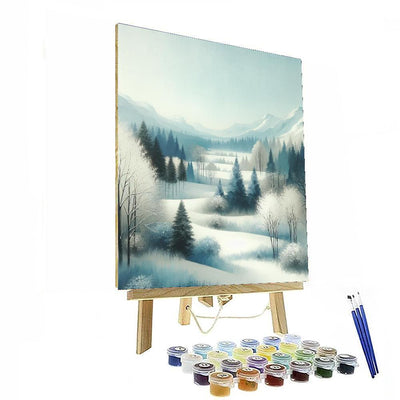 Winter's Silent Elegance Paint By Numbers Kits