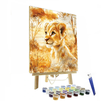 Simba's Pride Land Safari - Disney Inspired Paint By Numbers Art