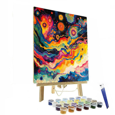 Wassily Kandinsky Inspired Waves Of Cosmic Energy  Paint By Color