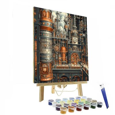 Gustave Doré Inspired Industrial Revolution Marvels  Paint By Color