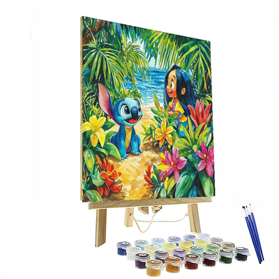 Lilo And Stitch's Island Fun - Disney Inspired Paint By Color