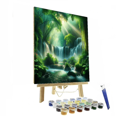 Enchanted Waterfall Painting By Numbers Kit