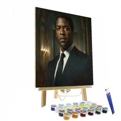 Denzel Washington: Master Of Cinematic Power Painting By Numbers Kit