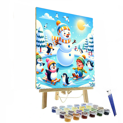 Explorers In The Snow Paint By Numbers Kits