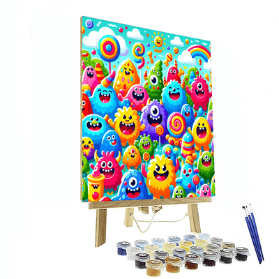 Giggle Monster Fun Paint By Numbers