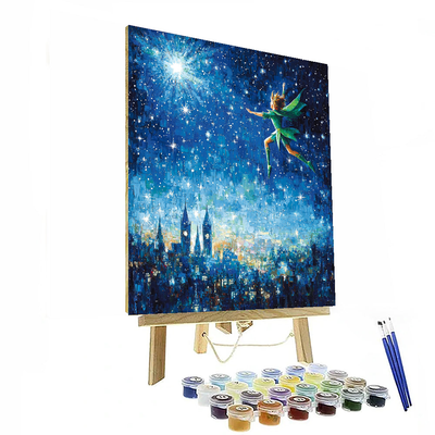 Peter Pan's Neverland Sky - Disney Inspired Numbered Painting Kits