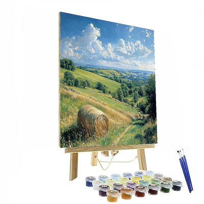 John Constable Inspired Rustic Countryside Scene  Paint By Numbers Kits