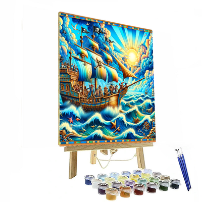 Adventurous Pirates Voyage Paint By Numbers Kits