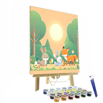 Wandering Woodland Creatures Paint By Color