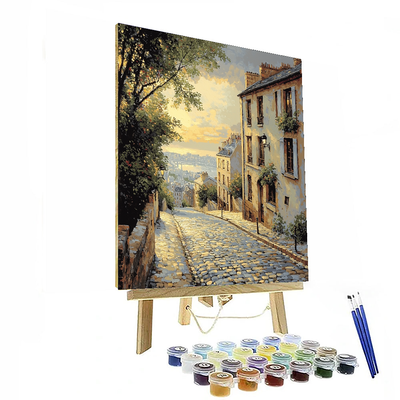 Gustave Caillebotte Inspired Historic Streets  Paint By Numbers Kits