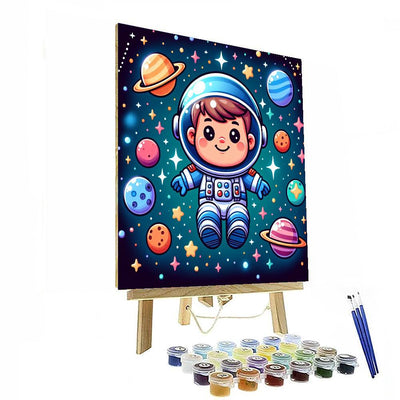 Galactic Explorers - Cosmic Adventures Numbered Painting Kits