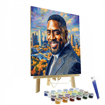 Idris Elba: The Bold Guardian Of Cinema Paint By Numbers