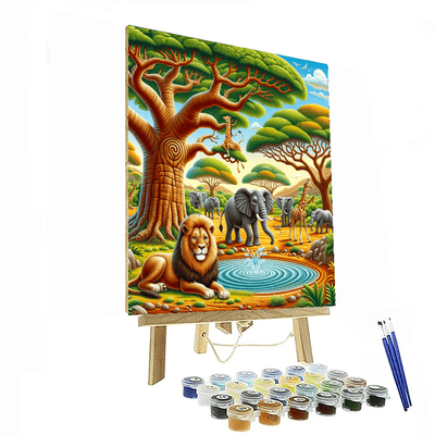 Joyful Safari Adventure Paint By Color