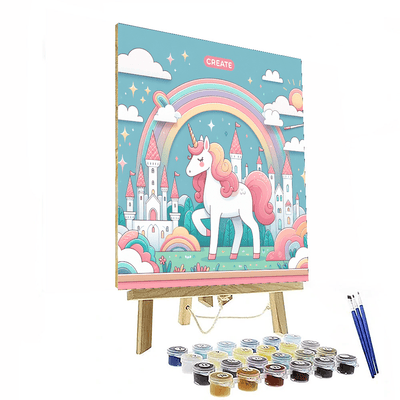 Kingdom Of Unicorns Painting By Numbers Kit