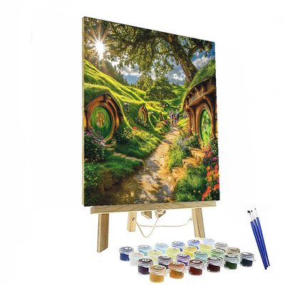 The Hobbiton Movie Set Painting By Numbers Kit