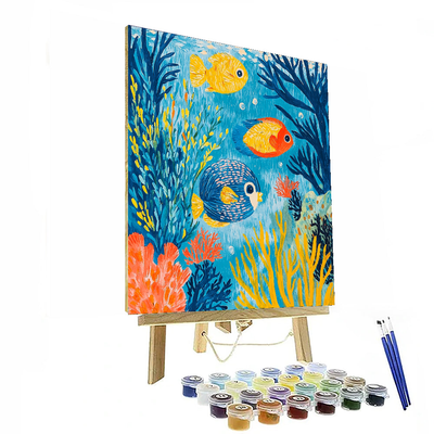 Henri Matisse Inspired Under The Sea  Paint By Numbers Art