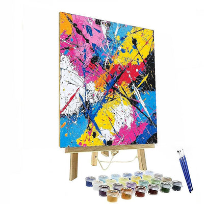 Jackson Pollock Inspired Pollock's Vibrant Pulse  Numbered Painting Kits