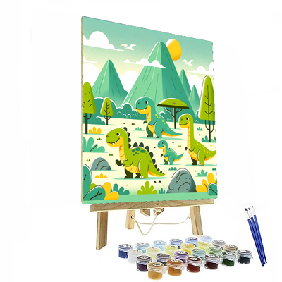 Dinosaur Discovery Zone Paint By Numbers Kits