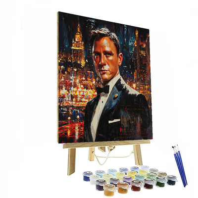 Daniel Craig: The Dashing Elegance Of A Timeless Spy Paint By Color