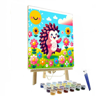 Sunny Hedgehog Numbered Painting Kits