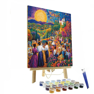 Diego Rivera Inspired The Artistic Community  Painting By Numbers Kit