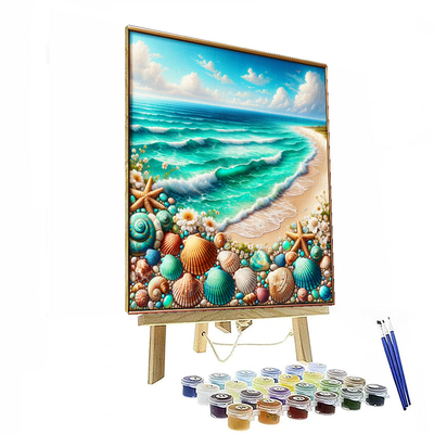 Vibrant Coastal Escape Painting By Numbers Kit