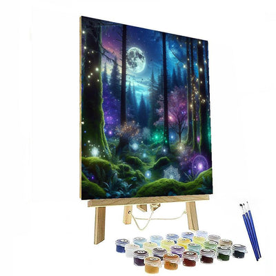 Fairy Forest Glimmer Numbered Painting Kits