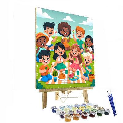 Playful Park Picnic Paint By Numbers Kits