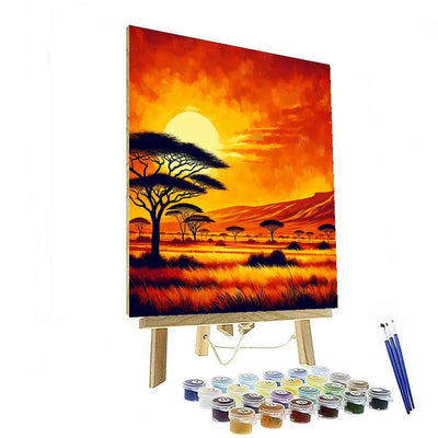 Wild Savanna Numbered Painting Kits