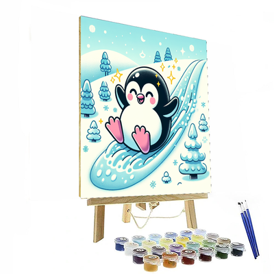 Funny Penguin Paint By Number