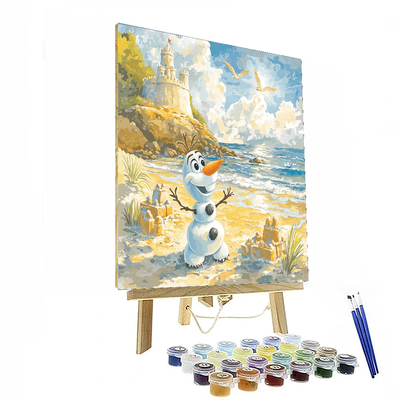 Olaf's Summer Adventure - Disney Inspired Paint By Numbers Kits