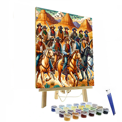 Wild West Adventures Numbered Painting Kits