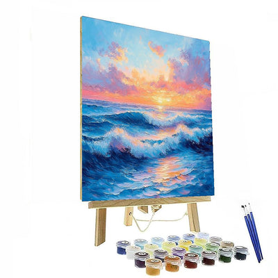 Claude Monet Inspired Melodic Waves  DIY Paint By Numbers