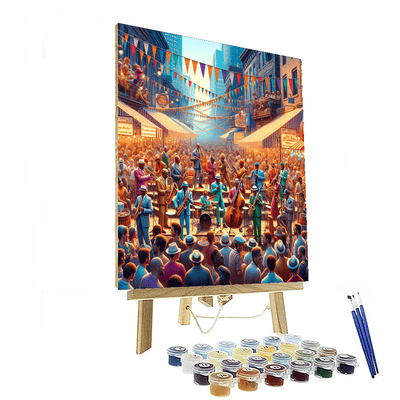 Montreal International Jazz Festival - Canada Painting By Numbers Kit