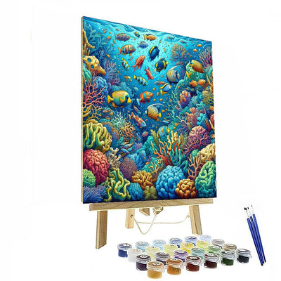 Tropical Reef Wonders DIY Paint By Numbers