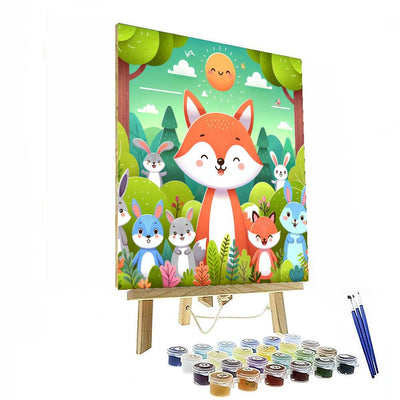 Woodland Animal Adventure Paint By Numbers Kits