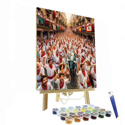 San Fermin Festival - Spain Painting By Numbers Kit