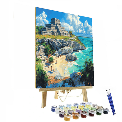 Tulum Ruins - Mexico Paint By Numbers Kits