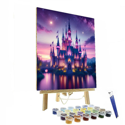 Fairy Tale Castle Magic Painting Number Kit