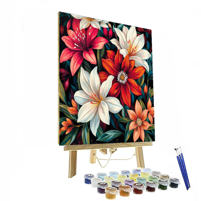 O'Keeffe Inspired Botanical Paradise  Paint By Numbers Art