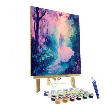 Aurora's Dreamy Forest Walk - Disney Inspired Paint By Number