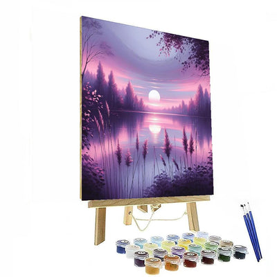 Twilight Tranquility View Paint By Numbers Art