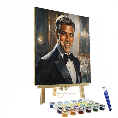 George Clooney: The Classic Gentleman Of Cinema Paint By Color